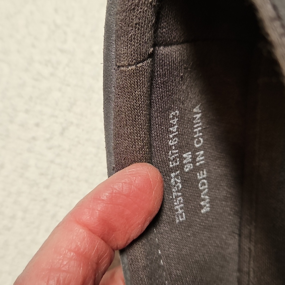 Grasshoppers Vintage Minimalist Gray Women's Slip-On Size 9 Loafer - Picture 3 of 6